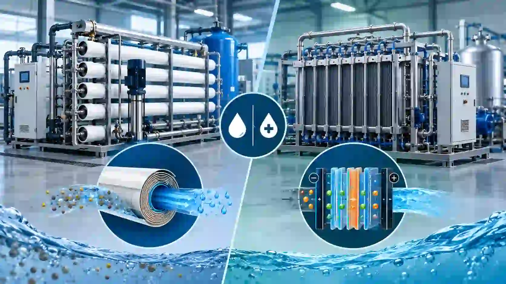 تفاوت دستگاه های تصفیه آب RO و EDR