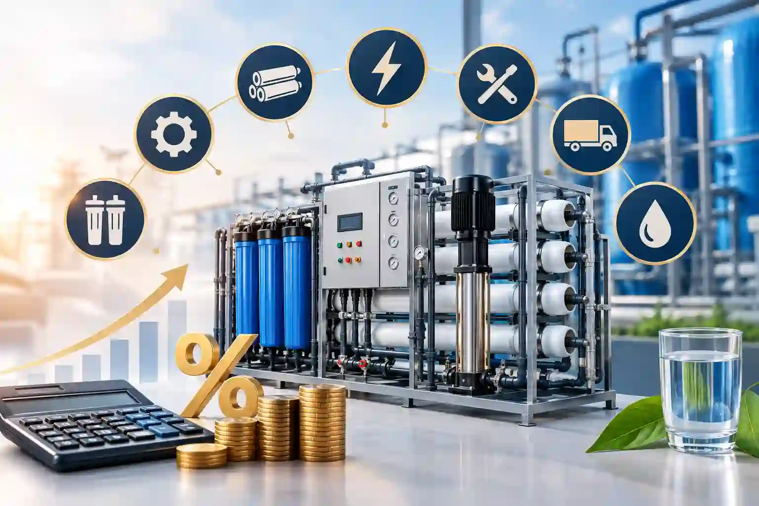 عوامل موثر بر قیمت دستگاه تصفیه آب صنعتی